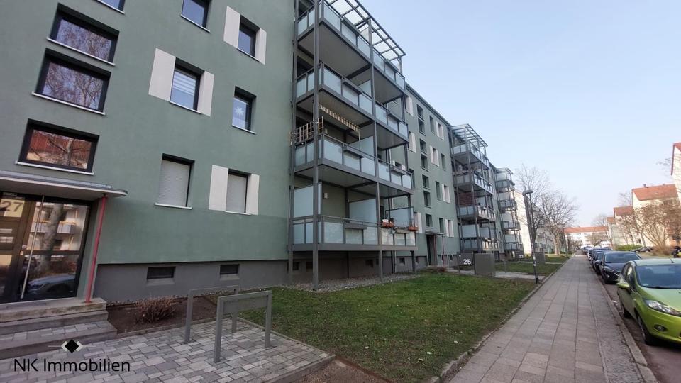 Erdgeschoßwohnung Halle (Saale) Damaschkestraße - 2 Zimmer, 50 m&sup2;, 464&euro; | Angebot:25614962