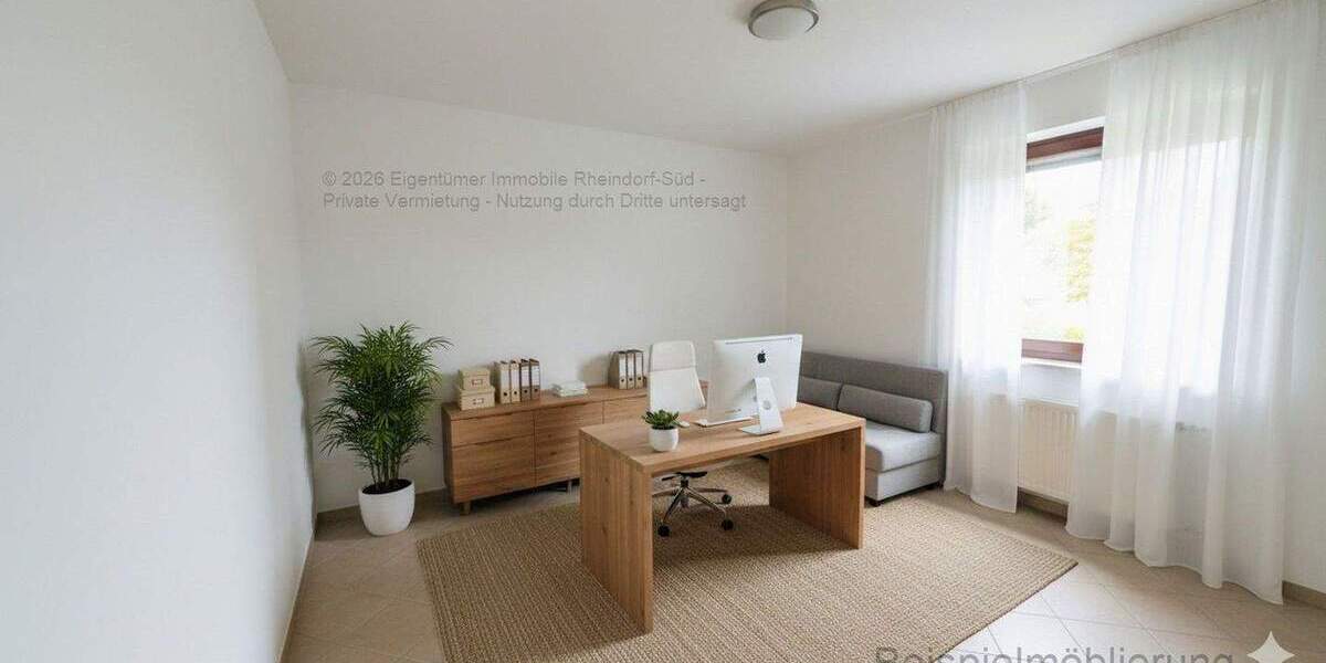 Etagenwohnung Leverkusen Rheindorf - 3 Zimmer, 75 m&sup2;, 940&euro; | Angebot:25073124