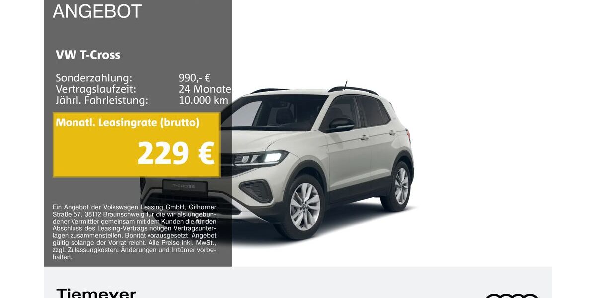 VW T-Cross 25.866 km 23.980 &euro; Remscheid 42897