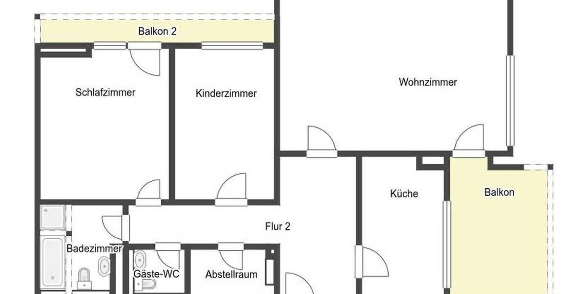 Etagenwohnung Hannover Groß Buchholz - 3 Zimmer, 92 m&sup2;, 295.000&euro; | Angebot:26435063