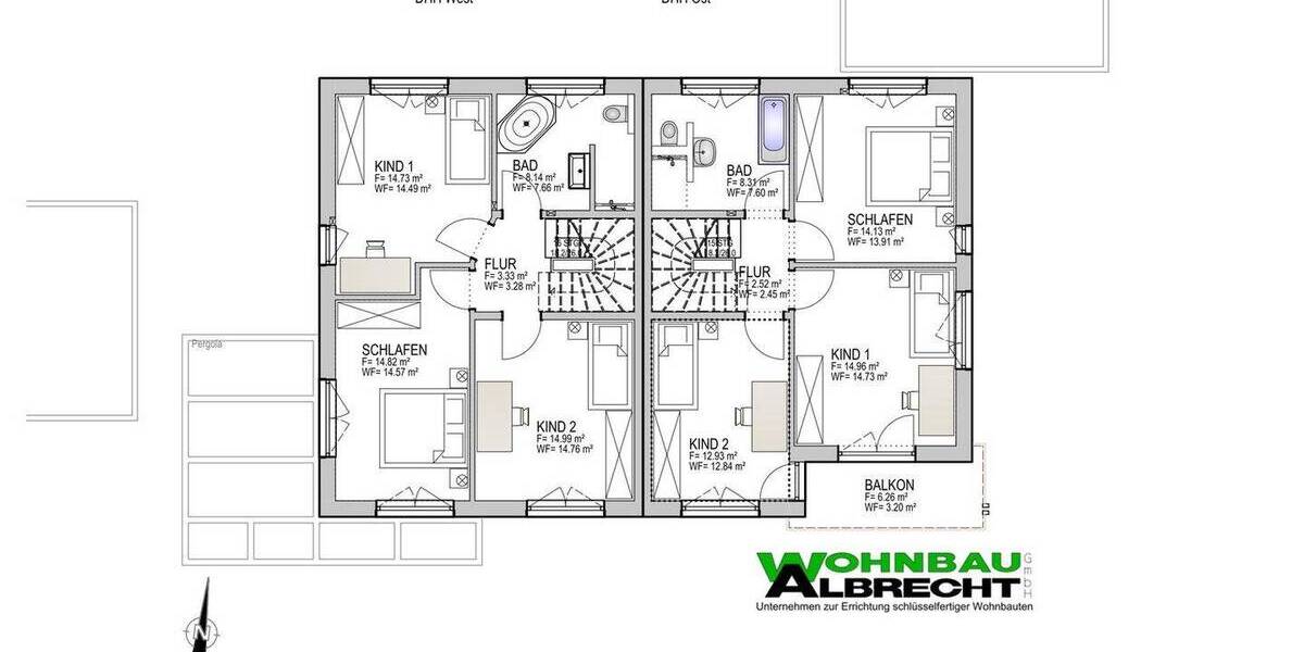 Doppelhaushälfte Raubling - Nicklheim Nicklheim - 5 Zimmer, 161 m&sup2;, 830.000&euro; | Angebot:26886362