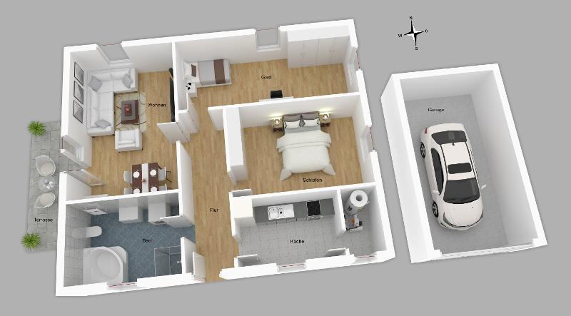 Bungalow zur Miete in Magdeburg-Ottersleben – Wohnen auf einer Ebene mit Garage und Garten - Bungalow Magdeburg Ottersleben | Angebot:26664704