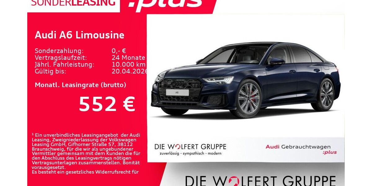 Audi A6 6.063 km 57.610 &euro; Großwallstadt 63868