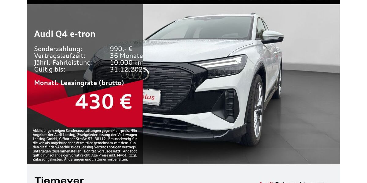 Audi Q4 e-tron 6.969 km 47.450 &euro; Dorsten 46284