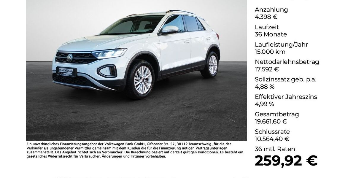 VW T-Roc 52.345 km 21.990 &euro; Versmold 33775