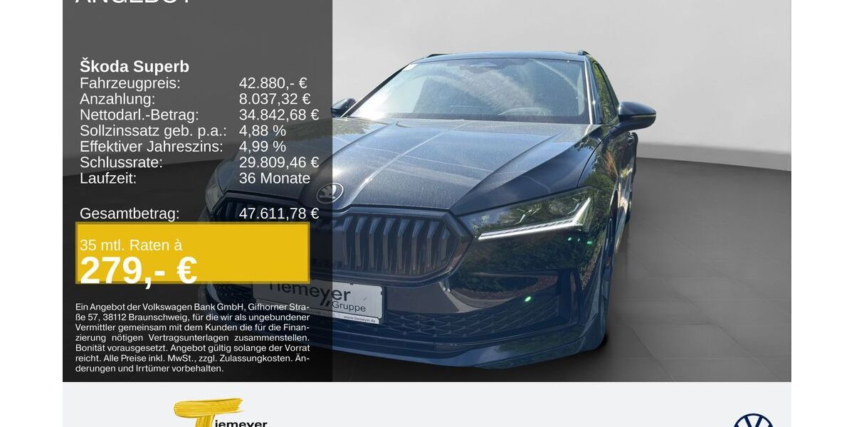 Skoda Superb 21.999 km 42.880 &euro; Oberhausen 46047