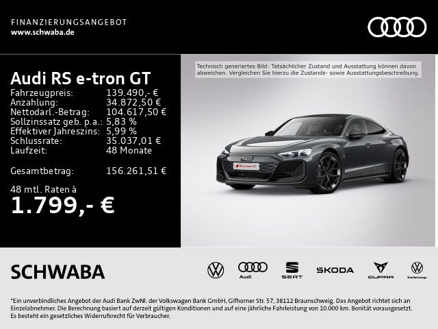 Audi RS e-tron GT 4.050 km 136.480 &euro; Gersthofen 86368