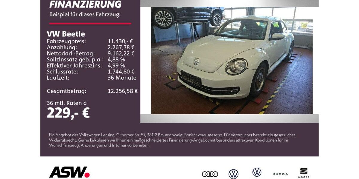 VW Beetle 114.600 km 11.430 &euro; Weinsberg 74189