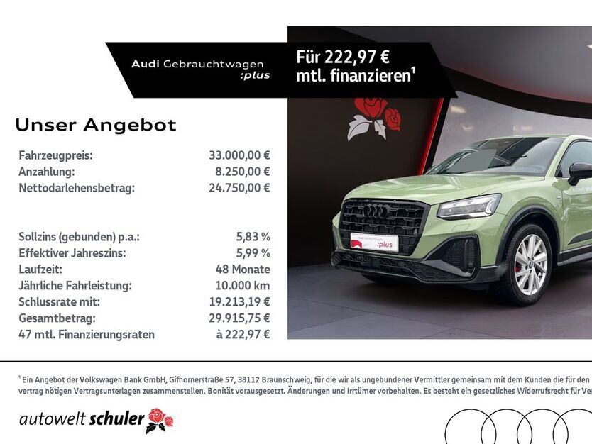 Audi Q2 19.908 km 33.000 € Villingen-Schwenningen 78052