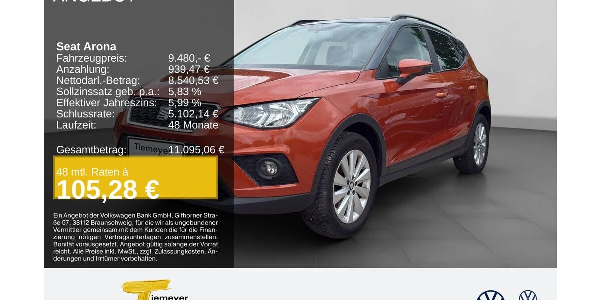 Seat Arona 70.428 km 9.480 &euro; Castrop-Rauxel 44575