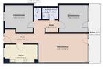 Etagenwohnung Stadtbergen - 3 Zimmer, 92 m&sup2;, 360.000&euro; | Angebot:26672307
