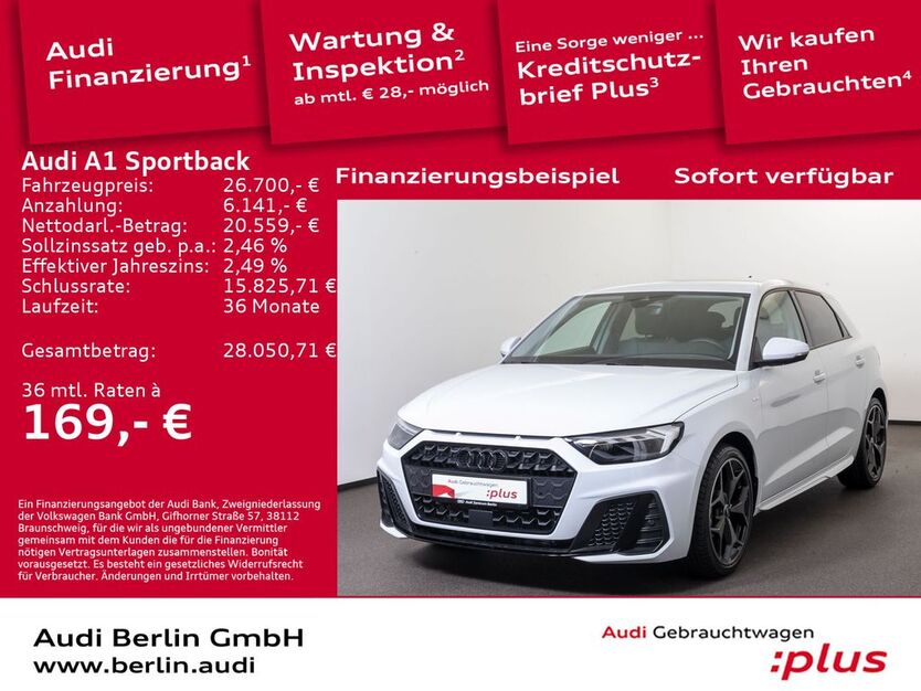 Audi A1 8.550 km 26.700 € Berlin 10587
