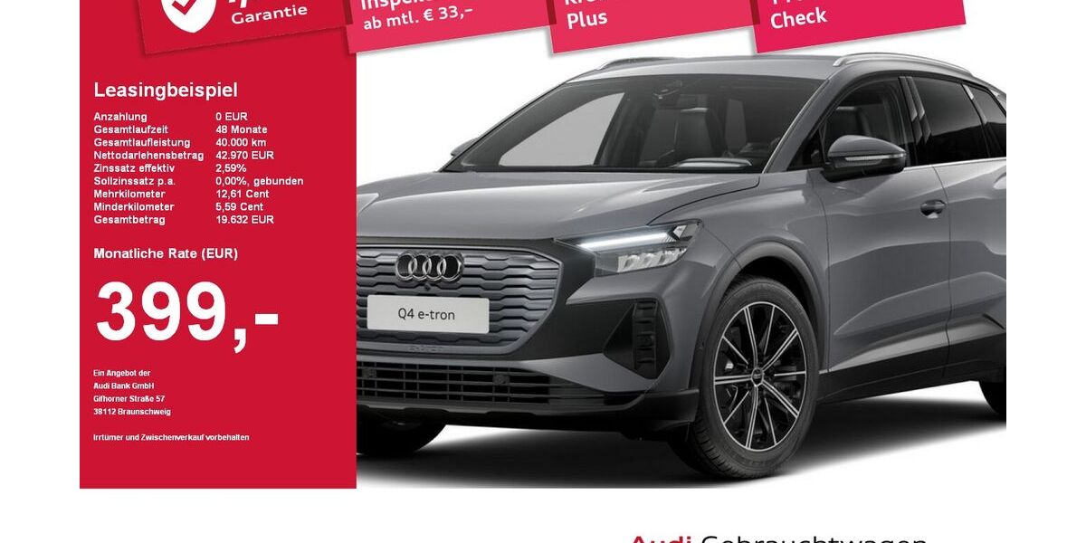 Audi Q4 e-tron 5.500 km 42.970 &euro; Plattling 94447