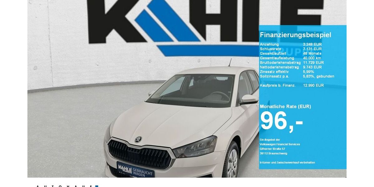 Skoda Fabia 32.698 km 12.990 &euro; Nienburg 31582