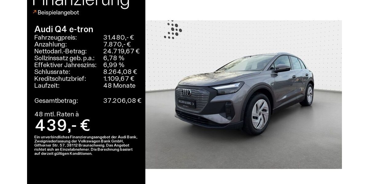 Audi Q4 e-tron 44.458 km 31.480 &euro; Ebern 96106