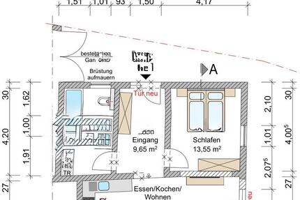 Wohnung Eggenfelden - 2 Zimmer, 60 m&sup2;, 650&euro; | Angebot:26394242