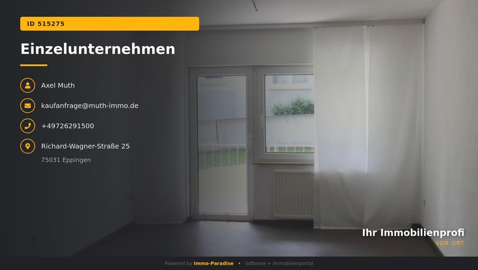 Erdgeschoßwohnung Sulzfeld - 3 Zimmer, 71 m&sup2;, 780&euro; | Angebot:26563494