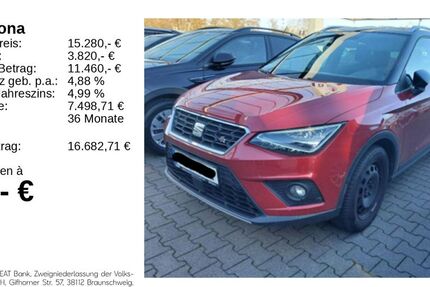 Seat Arona 73.950 km 14.980 &euro; Gifhorn 38518