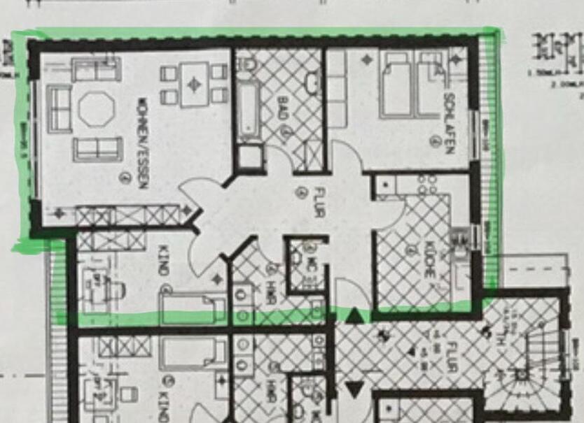 3 Zimmer Delmenhorst Nähe Innenstadt und Bahnhof ab.1.9.