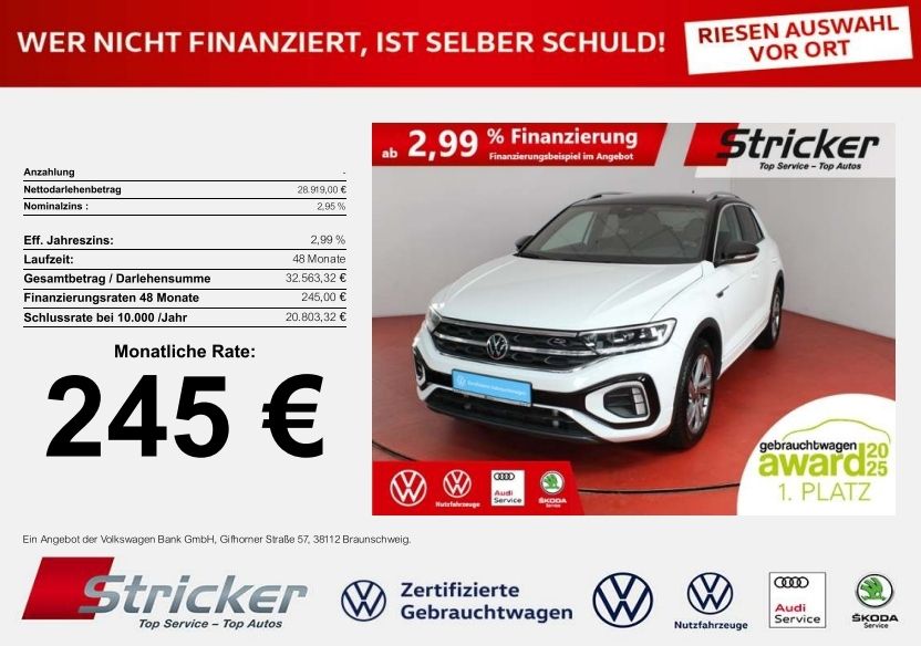 VW T-Roc 25.449 km 28.919 &euro; Horn-Bad Meinberg 32805