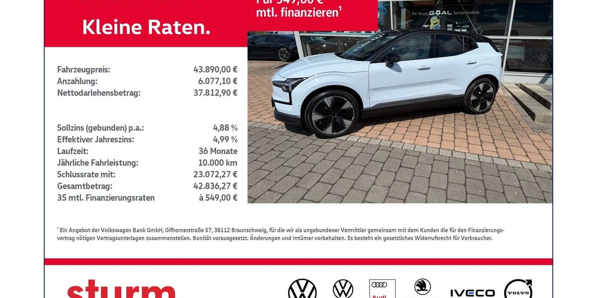 Volvo EX30 10.000 km 43.890 &euro; Altenkirchen 57610