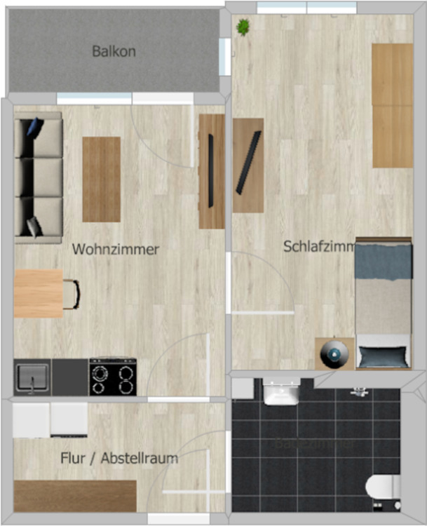 Betreutes Wohnen f. Senioren Wohnung Innenstadt Bad Oeynhausen