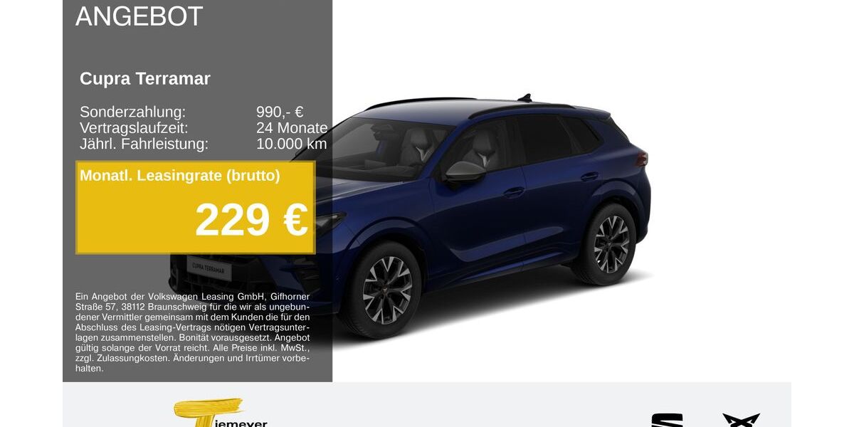 Cupra Terramar 17.328 km 33.180 &euro; Hemer 58675