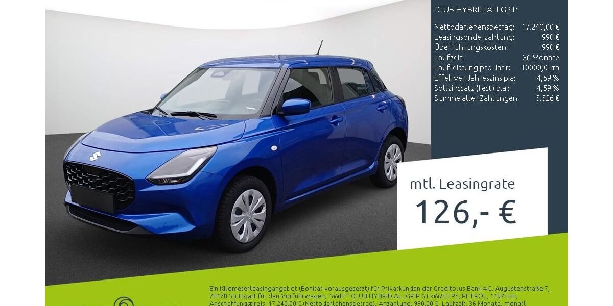 Suzuki Swift 4.500 km 16.770 &euro; Stuhr 28816