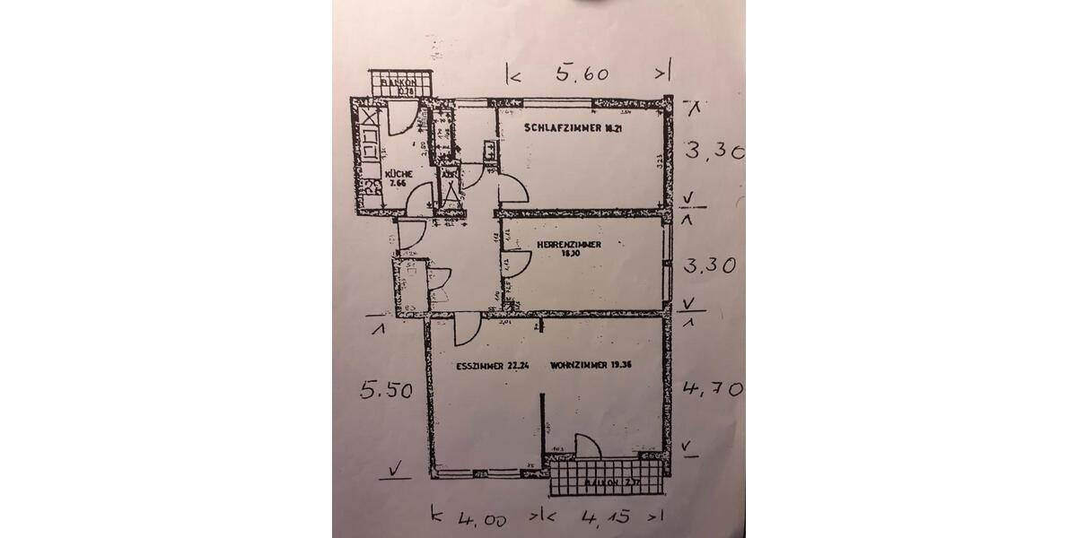 Etagenwohnung Nürnberg Gärten hinter der Veste - 4 Zimmer, 103 m&sup2;, 700&euro; | Angebot:26402658