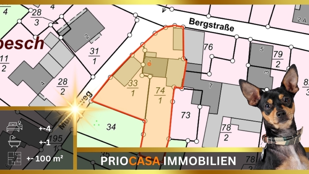 ++ PRIOCASA ImmobilieN Abrissfähiges Gebäude Baugrundstück voll erschlossen vielseitige Möglichkeiten ++
