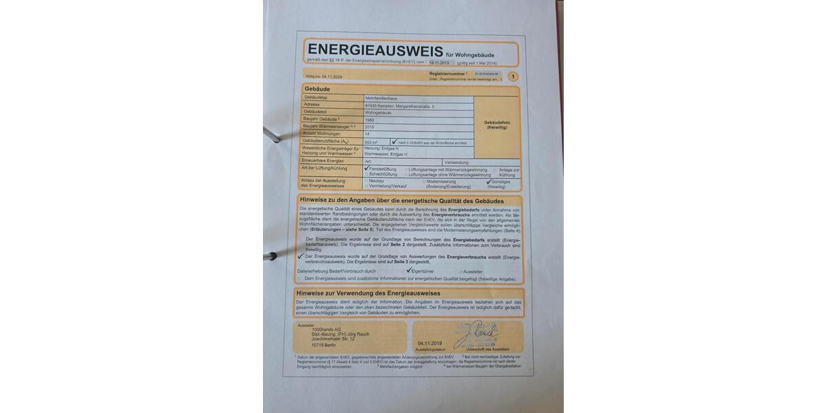 Etagenwohnung Kempten (Allgäu) Auf der Halde - 2 Zimmer, 62 m&sup2;, 990&euro; | Angebot:26407111