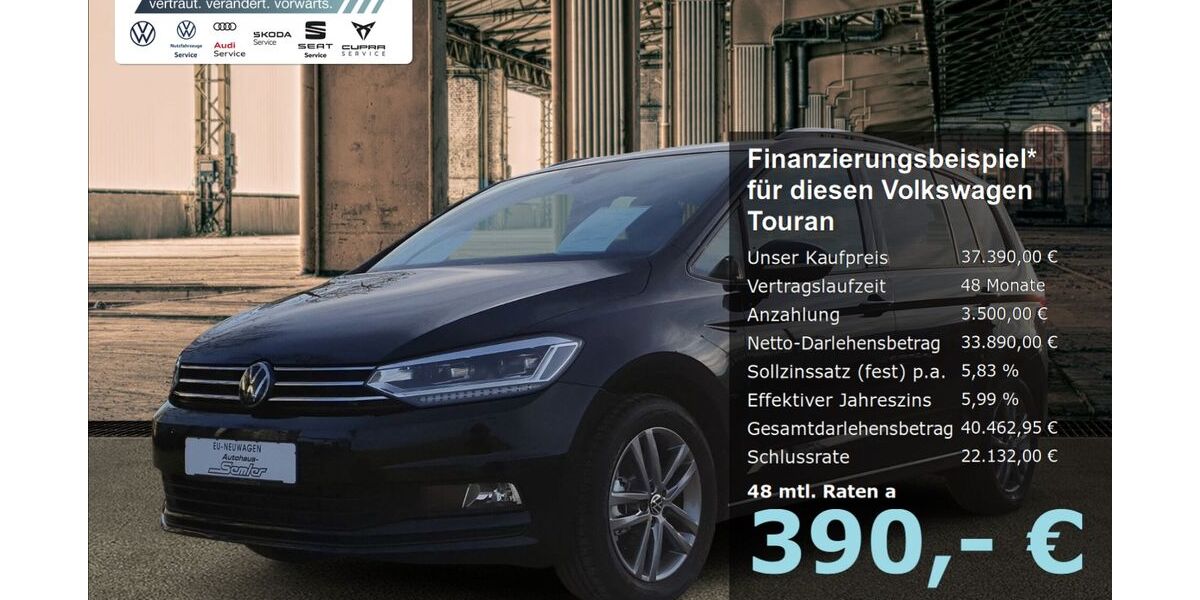 VW Touran 3.000 km 37.390 &euro; Griesheim 64347