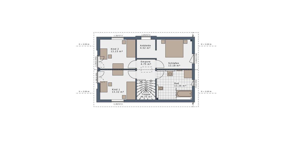 Einfamilienhaus Duisburg Rheinhausen - 4 Zimmer, 135 m&sup2;, 1.600&euro; | Angebot:26664397