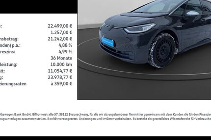 VW ID.3 38.500 km 22.499 &euro; Leinefelde-Worbis/DE 37327
