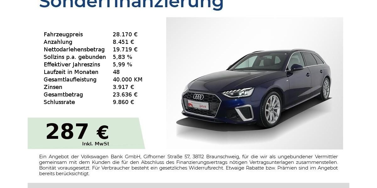 Audi A4 86.150 km 26.880 &euro; Nürnberg 90431