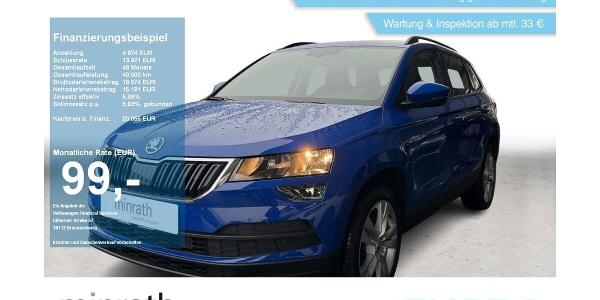 Skoda Karoq 60.402 km 20.015 &euro; Moers 47441