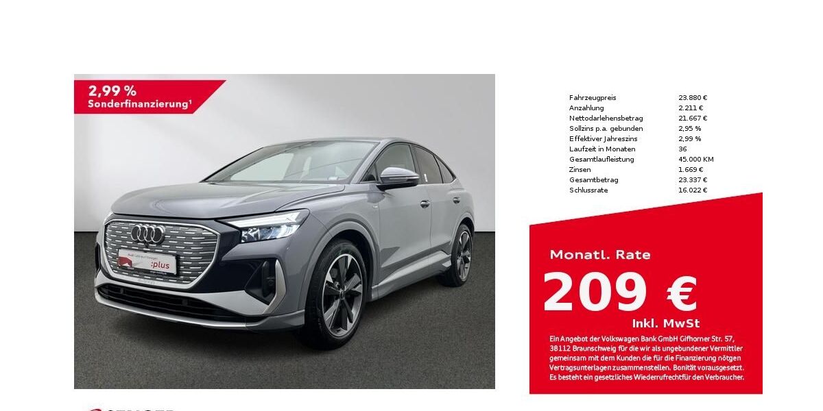 Audi Q4 e-tron 51.700 km 23.880 &euro; Lingen 49809