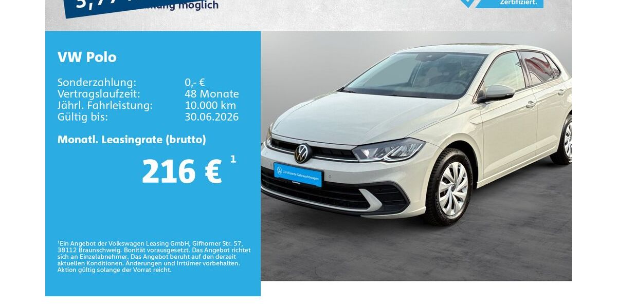 VW Polo 27.000 km 16.330 &euro; Kitzingen 97318