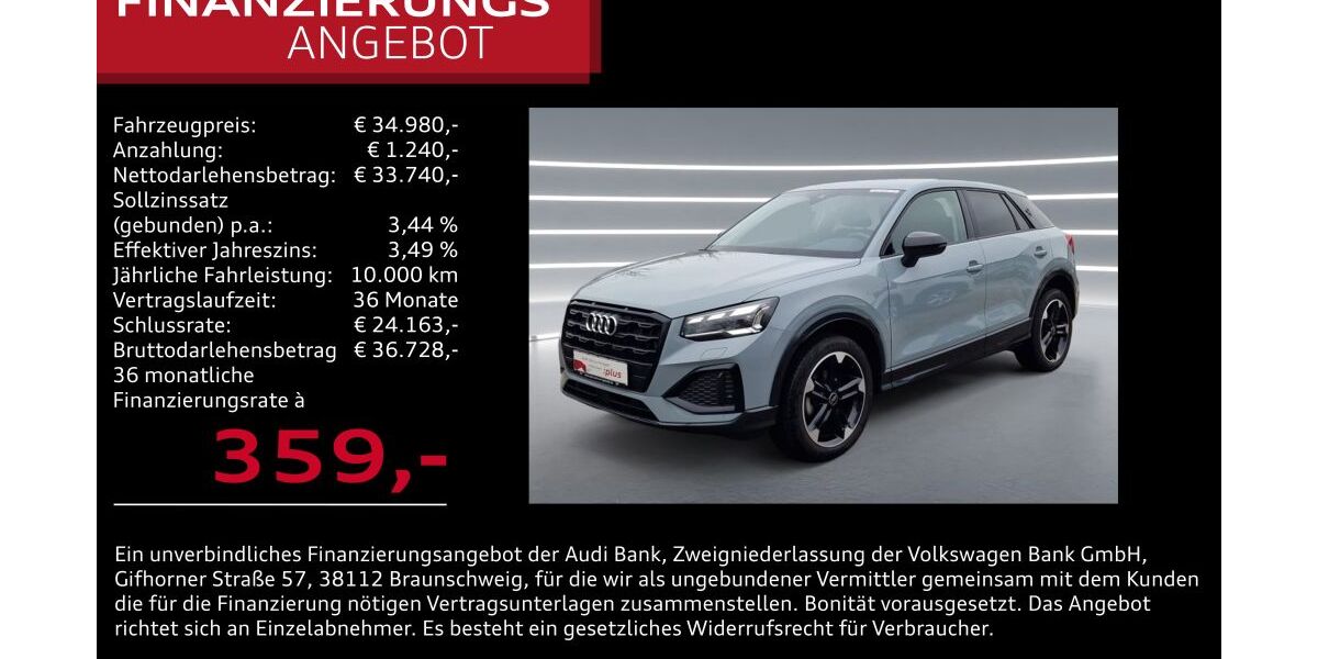 Audi Q2 7.948 km 34.980 € Ingolstadt 85057