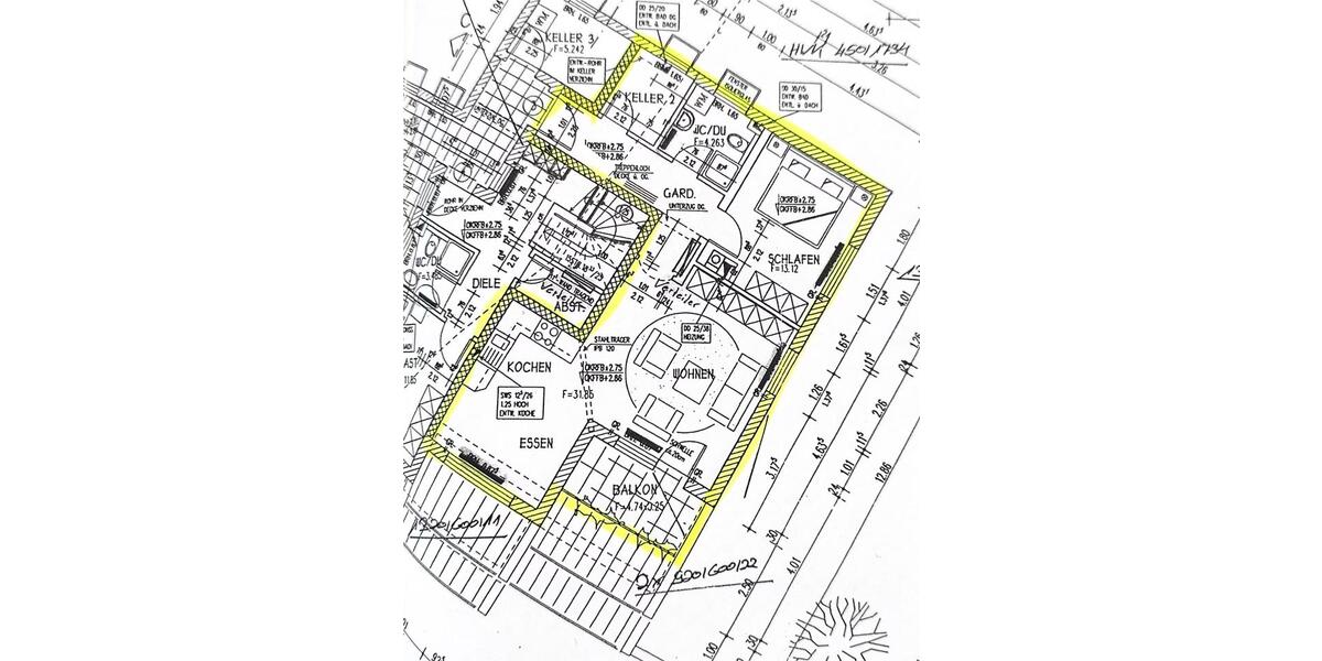 Etagenwohnung Donaueschingen - 2 Zimmer, 66 m&sup2;, 154.000&euro; | Angebot:26267121