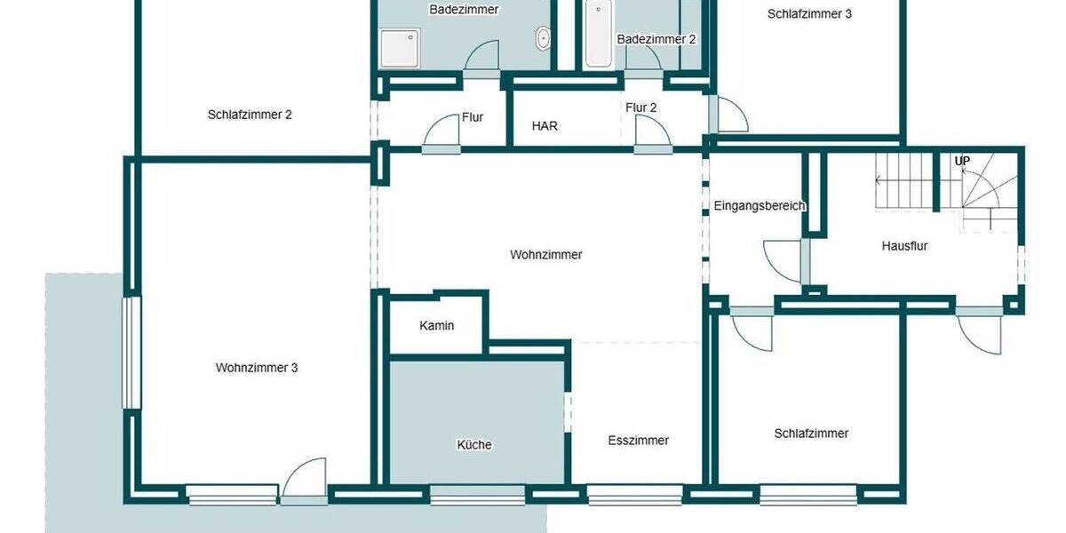 Etagenwohnung Halle (Westfalen) Halle - 4 Zimmer, 171 m&sup2;, 255.000&euro; | Angebot:26043474