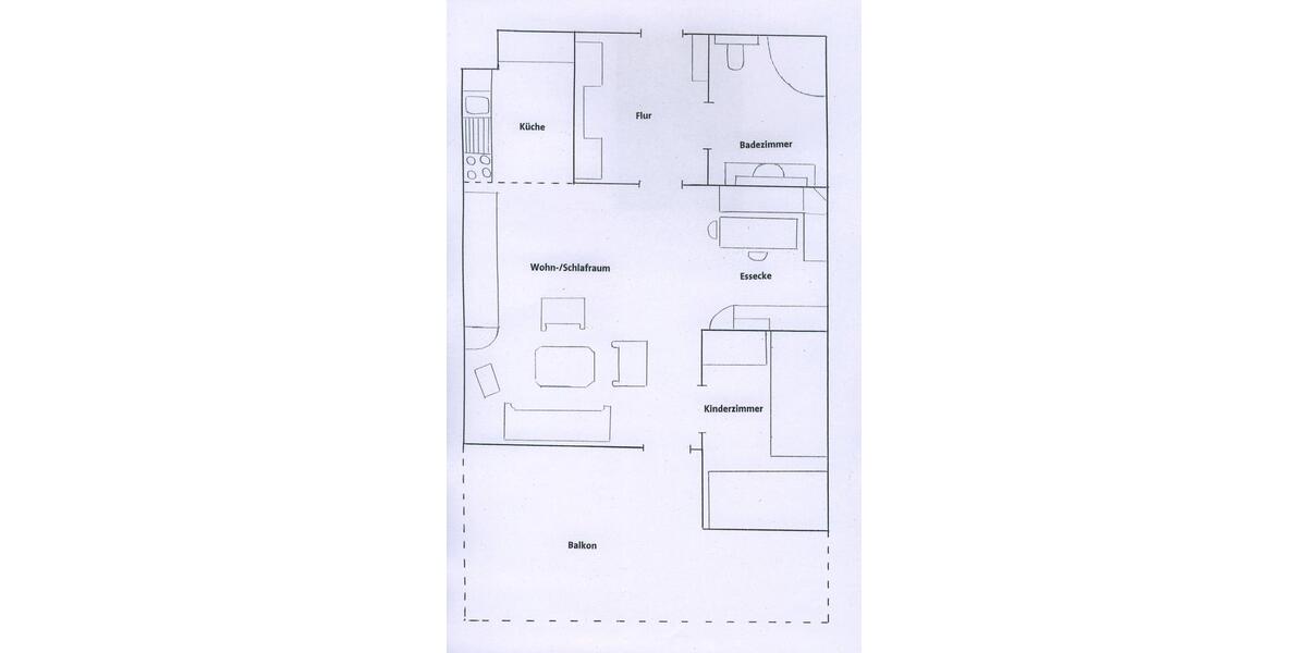 Etagenwohnung Cuxhaven Duhnen - 1.5 Zimmer, 47 m&sup2;, 149.000&euro; | Angebot:26407782