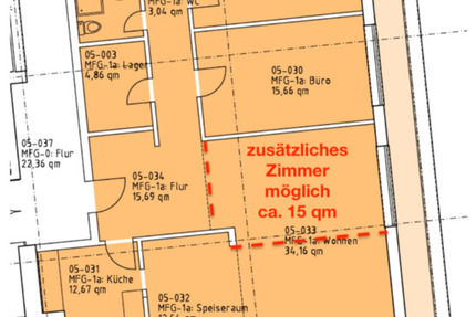 Frauenlobplatz: 4 ZKB, 140m2 , Dachterrasse, Wanne, G-WC, Keller 4 zimmer