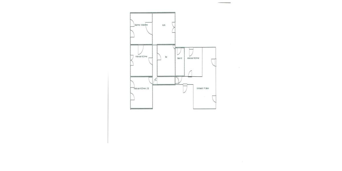 Etagenwohnung Iserlohn - 5 Zimmer, 160 m&sup2;, 990&euro; | Angebot:24687518