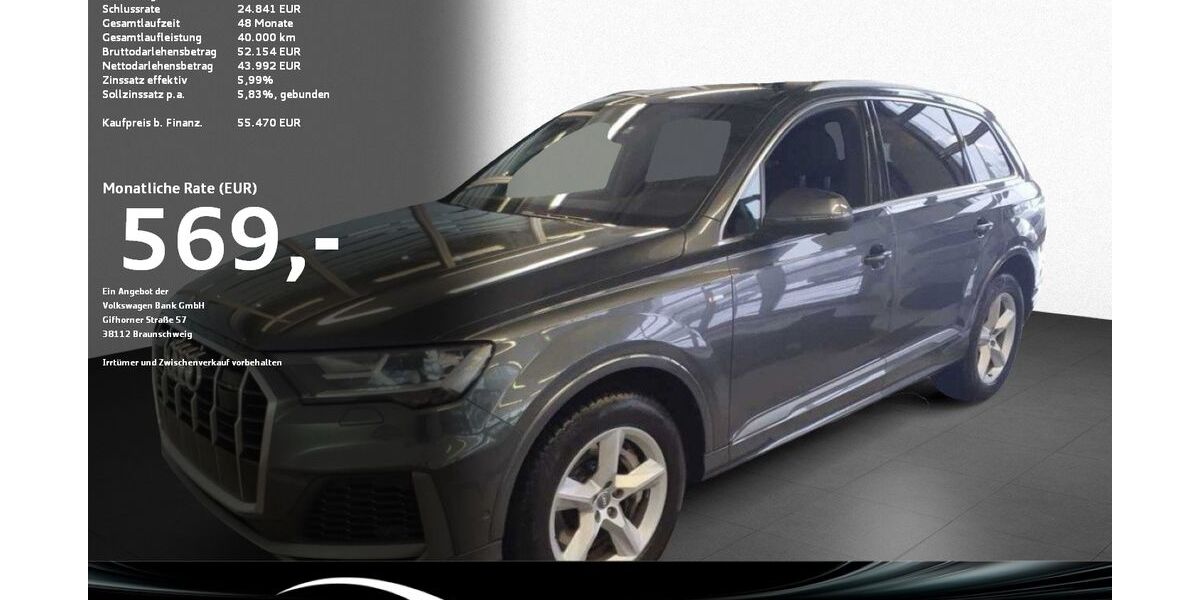 Audi Q7 70.848 km 55.470 &euro; Ravensburg 88214