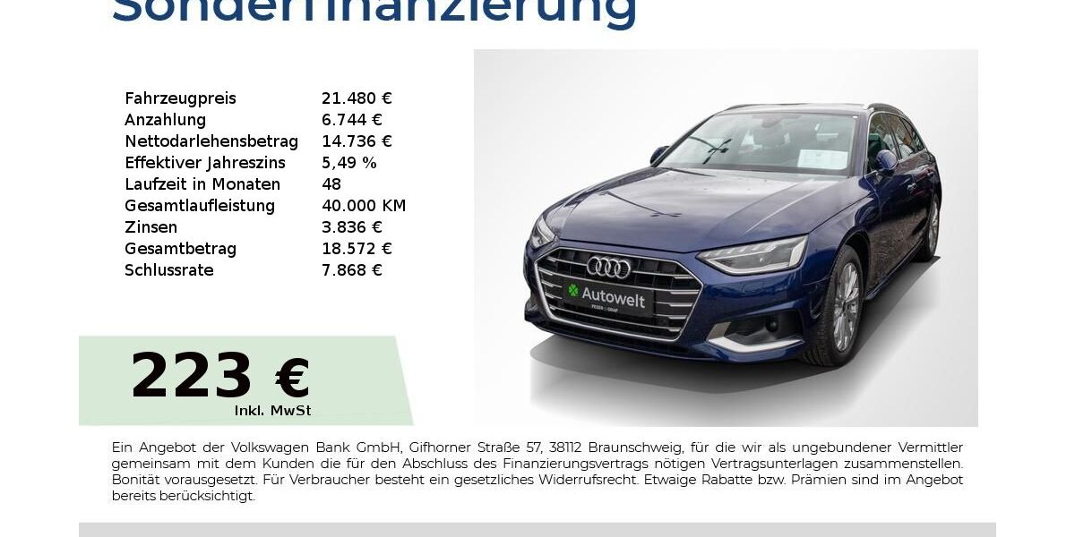 Audi A4 119.999 km 21.480 &euro; Nürnberg 90431