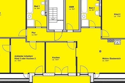 lichtdurchflutete 5-Zi-Wohnung Wismar: 2 Bäder, Gaskamin, Balkon 5 zimmer