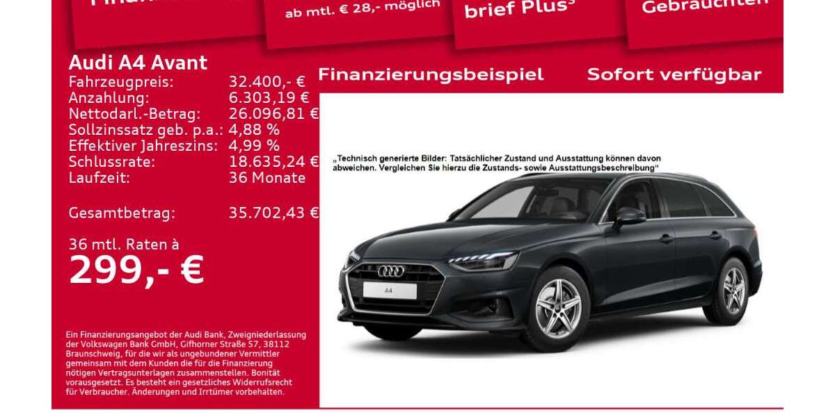Audi A4 54.800 km 32.400 &euro; Berlin 10587