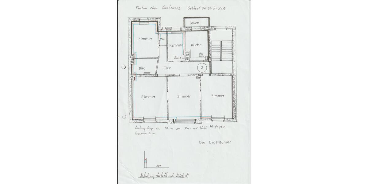 Etagenwohnung Nürnberg Gibitzenhof - 5 Zimmer, 101 m&sup2;, 345.000&euro; | Angebot:26624247