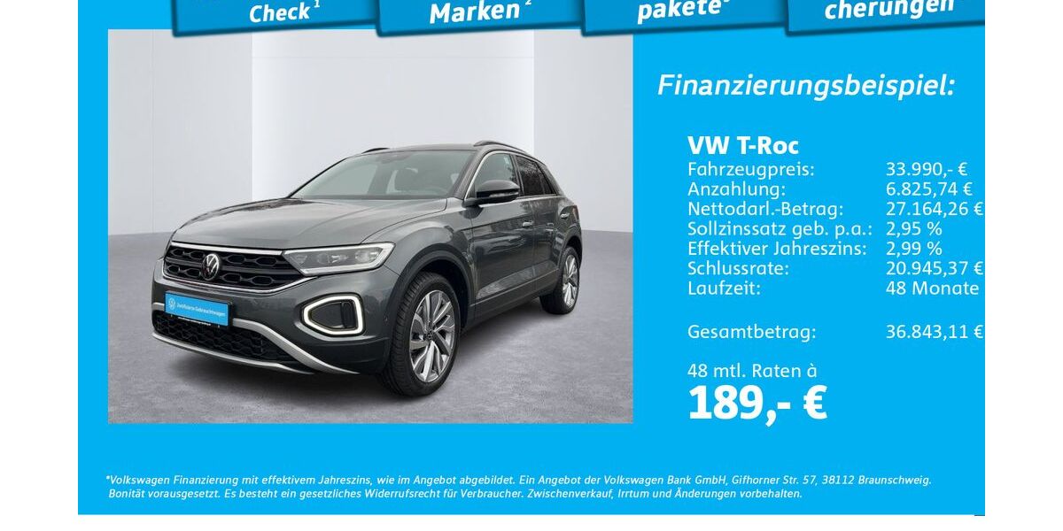 VW T-Roc 5.718 km 33.750 &euro; Hamburg 22111